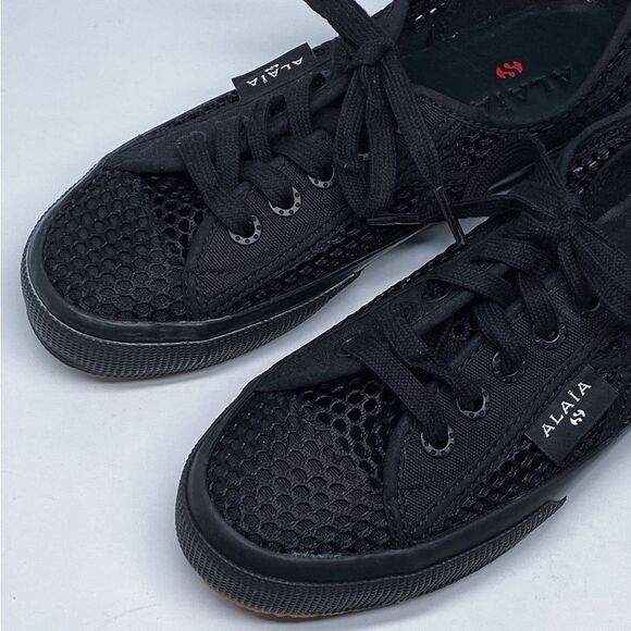 Alaïa Alaïa x Superga Mesh Flat Sneakers size 37 - Picture 4 of 14